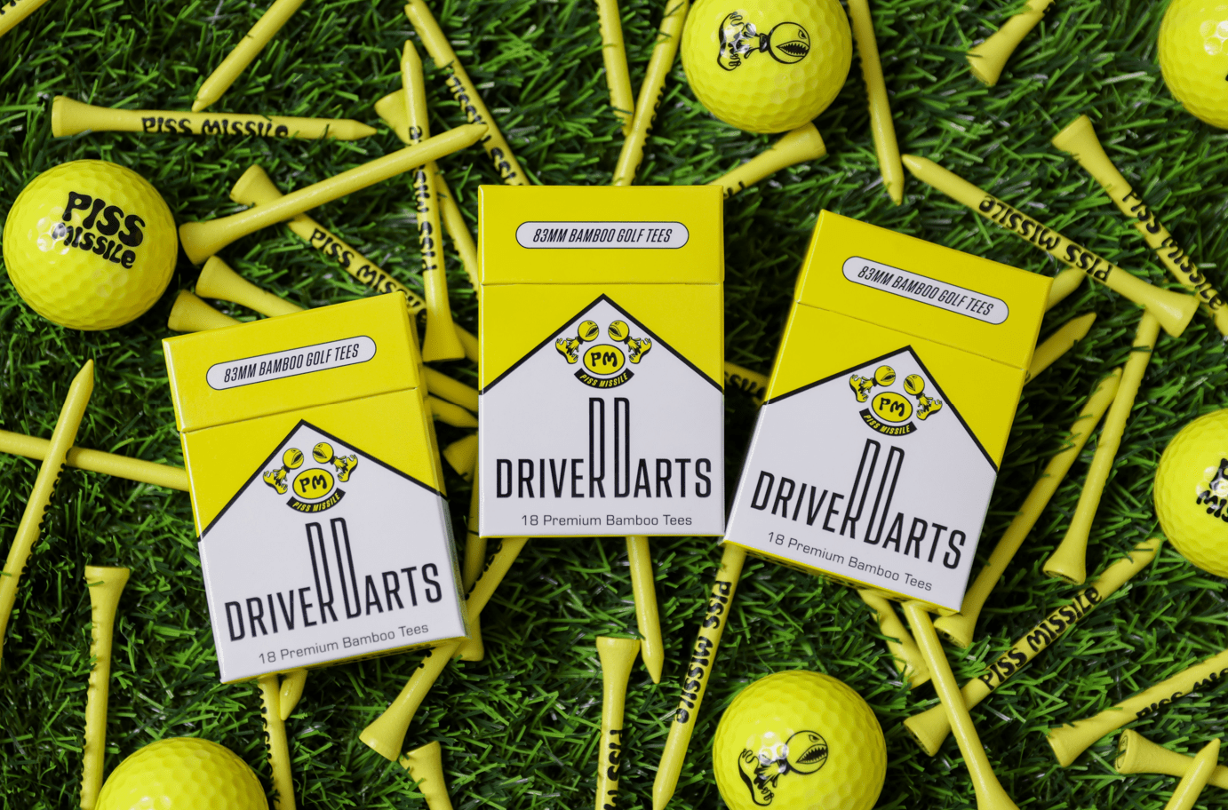 DRIVER DARTS GOLF TEES - Piss Missile Golf Balls