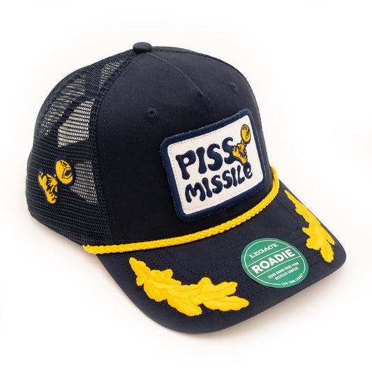 PISS MISSILE GOLD LEAF HAT - Piss Missile Golf Balls