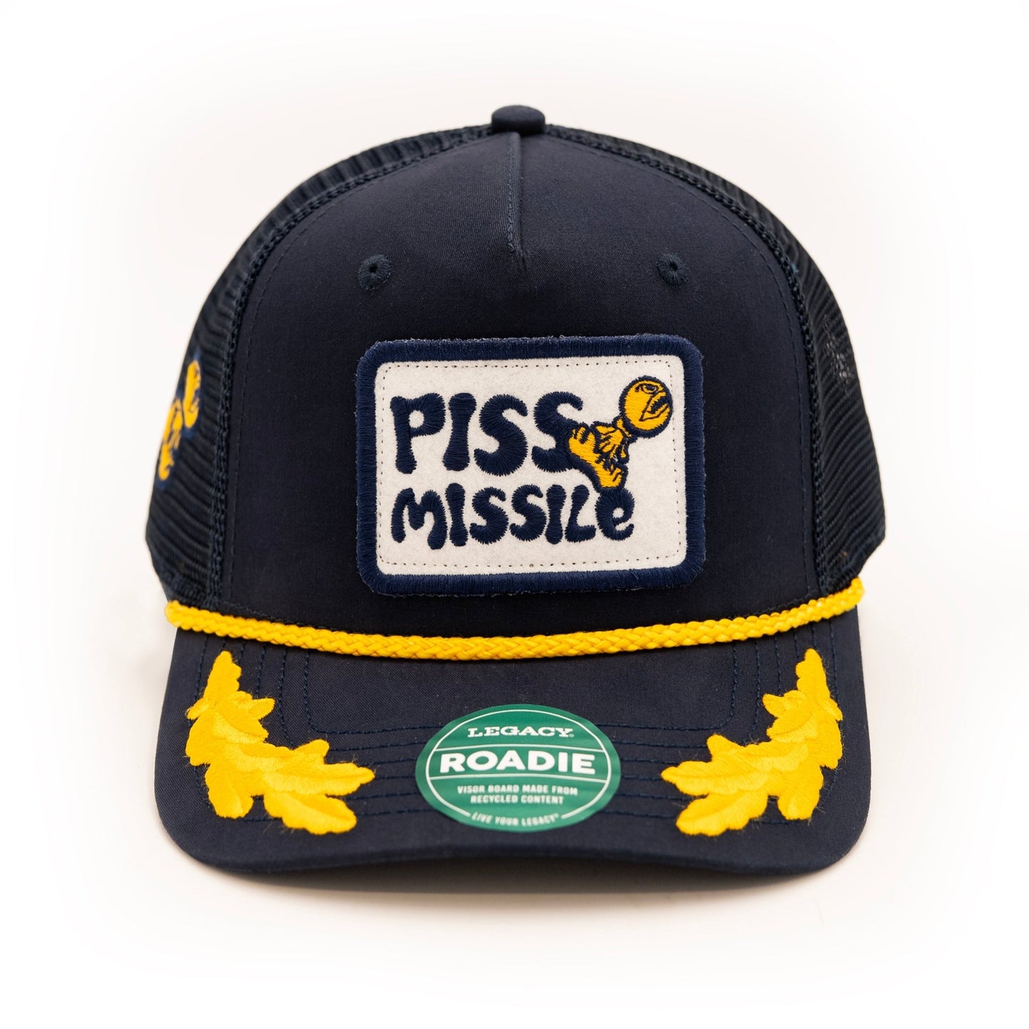 PISS MISSILE GOLD LEAF HAT - Piss Missile Golf Balls