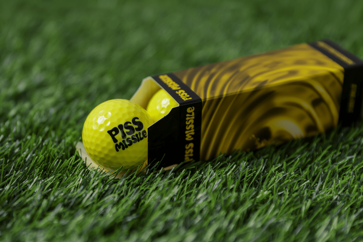 PISS MISSILE GOLF BALLS 12PK - Piss Missile Golf Balls