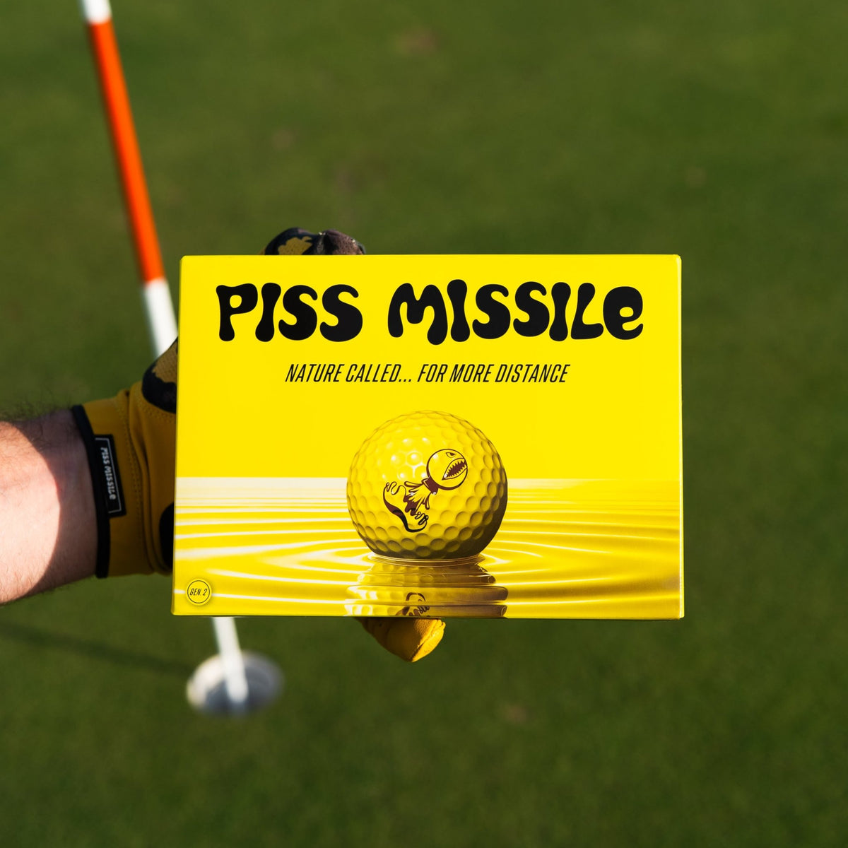 PISS MISSILE GOLF BALLS 12PK - Piss Missile Golf Balls
