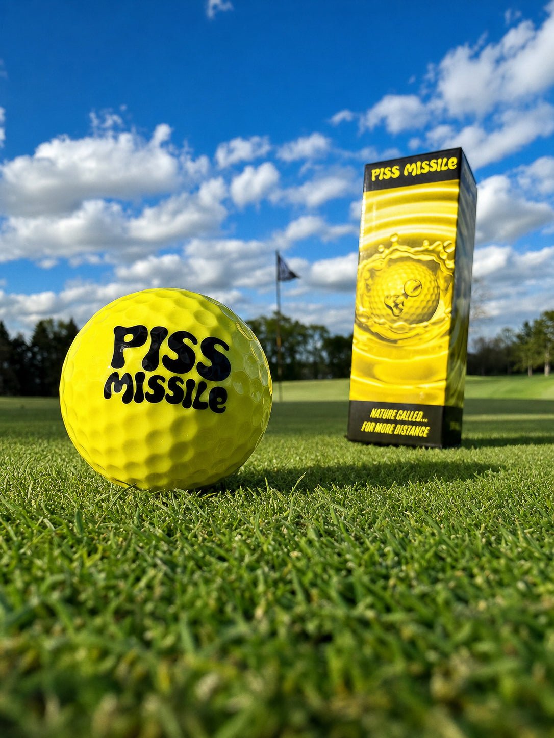 PISS MISSILE GOLF BALLS 12PK - Piss Missile Golf Balls