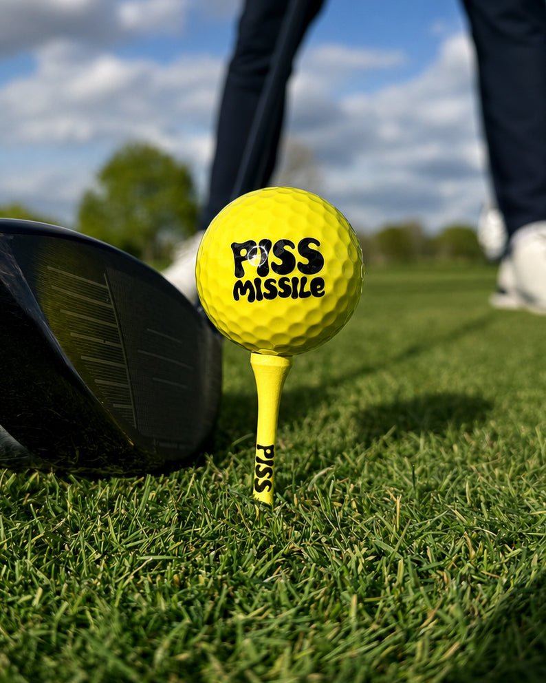 PISS MISSILE GOLF BALLS 12PK - Piss Missile Golf Balls