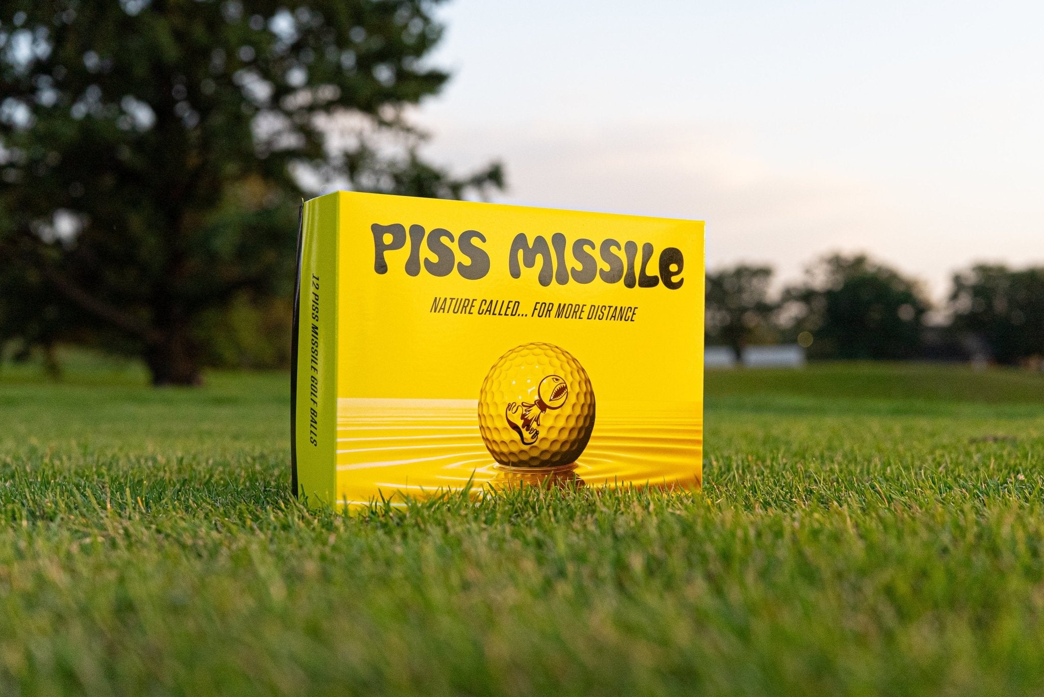 PISS MISSILE GOLF BALLS 12PK - Piss Missile Golf Balls