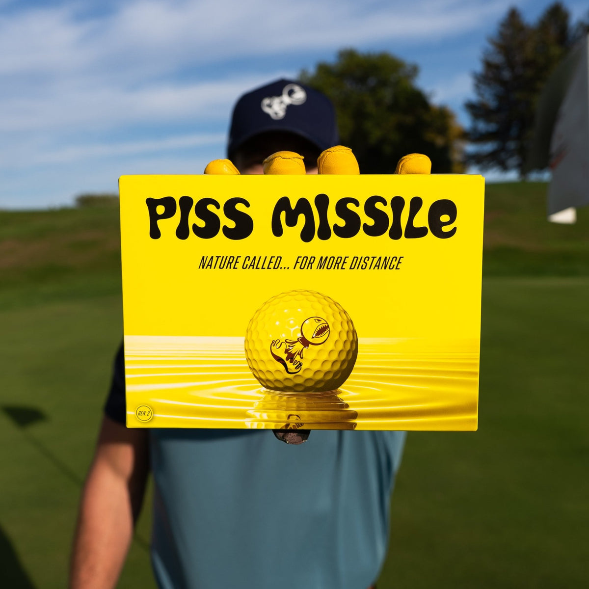 PISS MISSILE GOLF BALLS 12PK - Piss Missile Golf Balls
