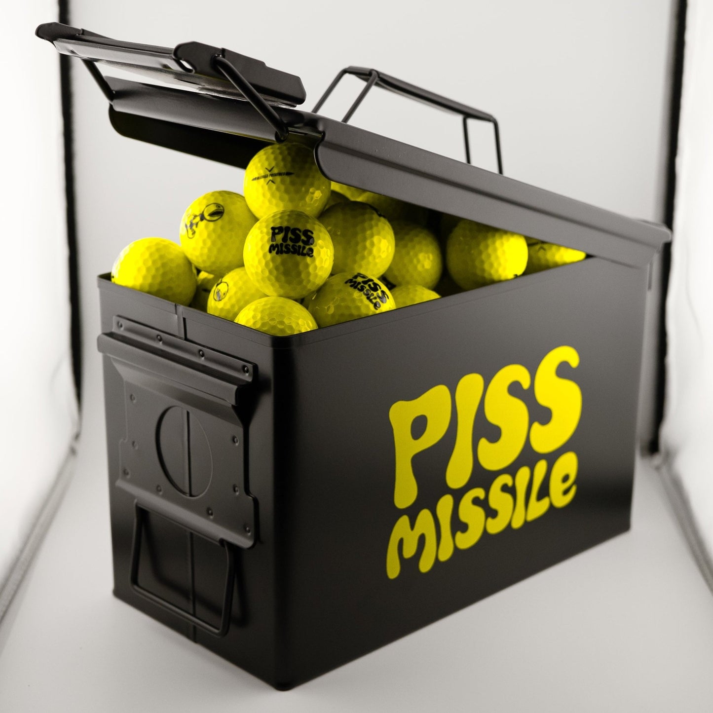 Piss Missile Golf Balls 90 Pack Cartridge Box - Limited Release - Piss Missile Golf Balls