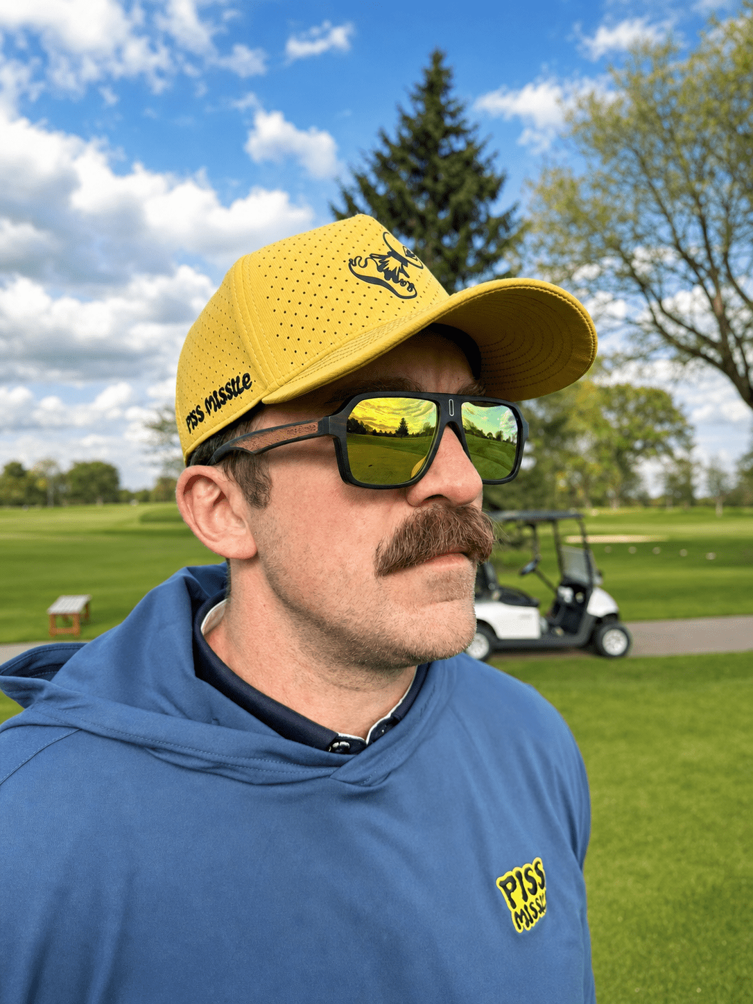 PISS MISSILE ROCKETMAN GOLF HAT - Piss Missile Golf Balls