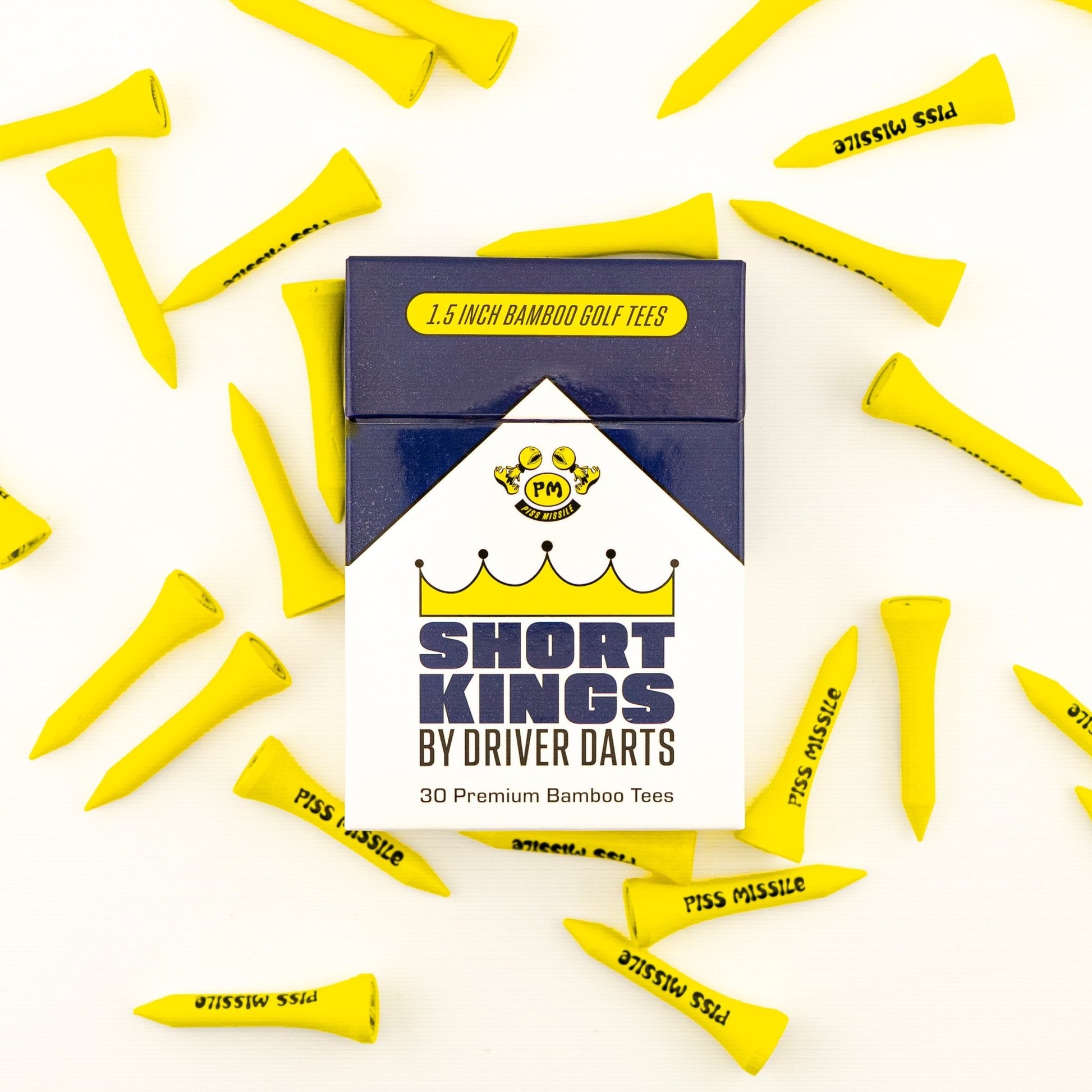 SHORT KINGS GOLF TEES - Piss Missile Golf Balls