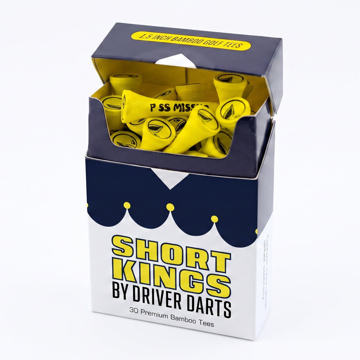 SHORT KINGS GOLF TEES 30ct - Piss Missile Golf Balls