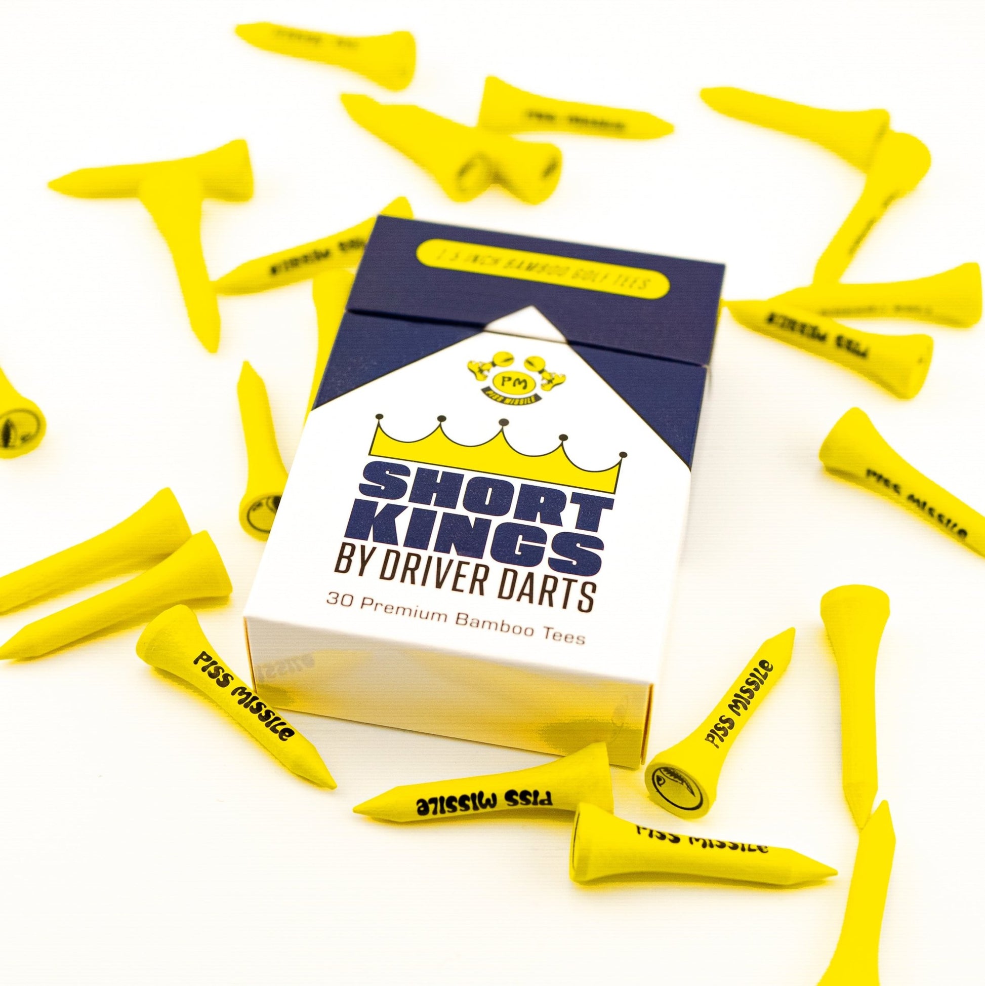 SHORT KINGS GOLF TEES - Piss Missile Golf Balls