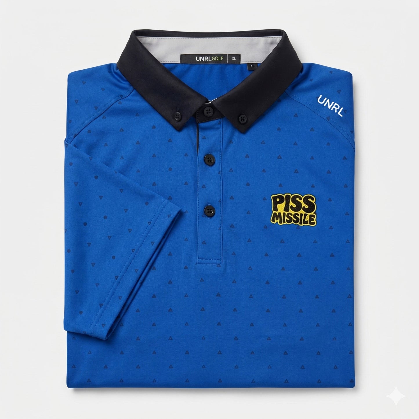 UNRL x Piss Missile Signal Golf Polo - Spring 2026 Release - Piss Missile Golf Balls