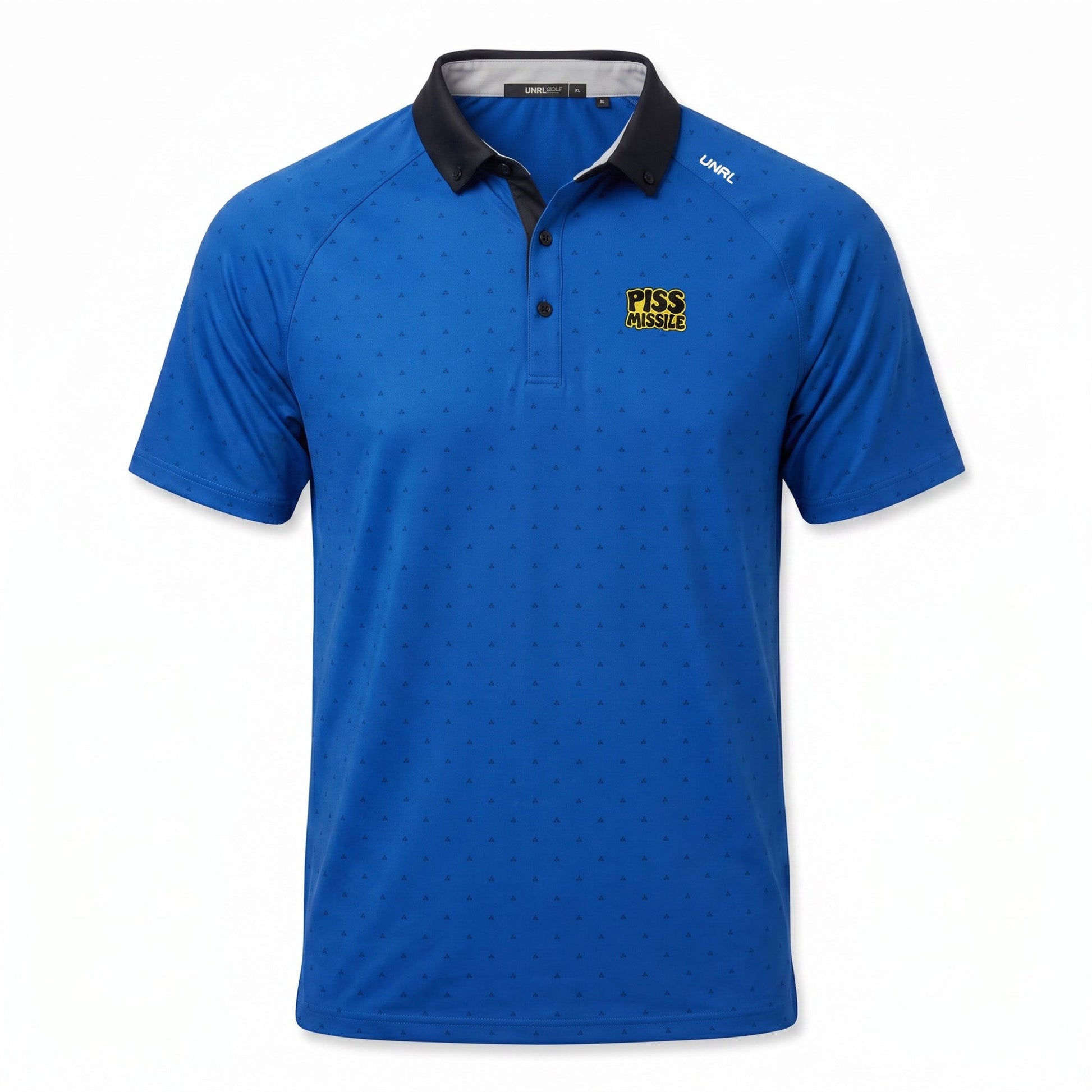 UNRL x Piss Missile Signal Golf Polo - Spring 2026 Release - Piss Missile Golf Balls