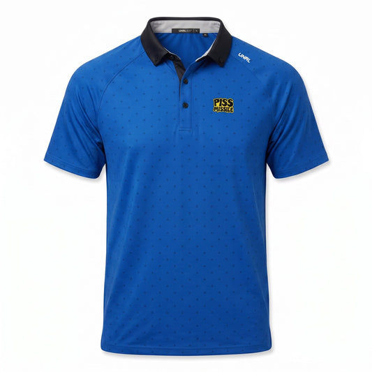 UNRL x Piss Missile Signal Golf Polo - Spring 2026 Release - Piss Missile Golf Balls
