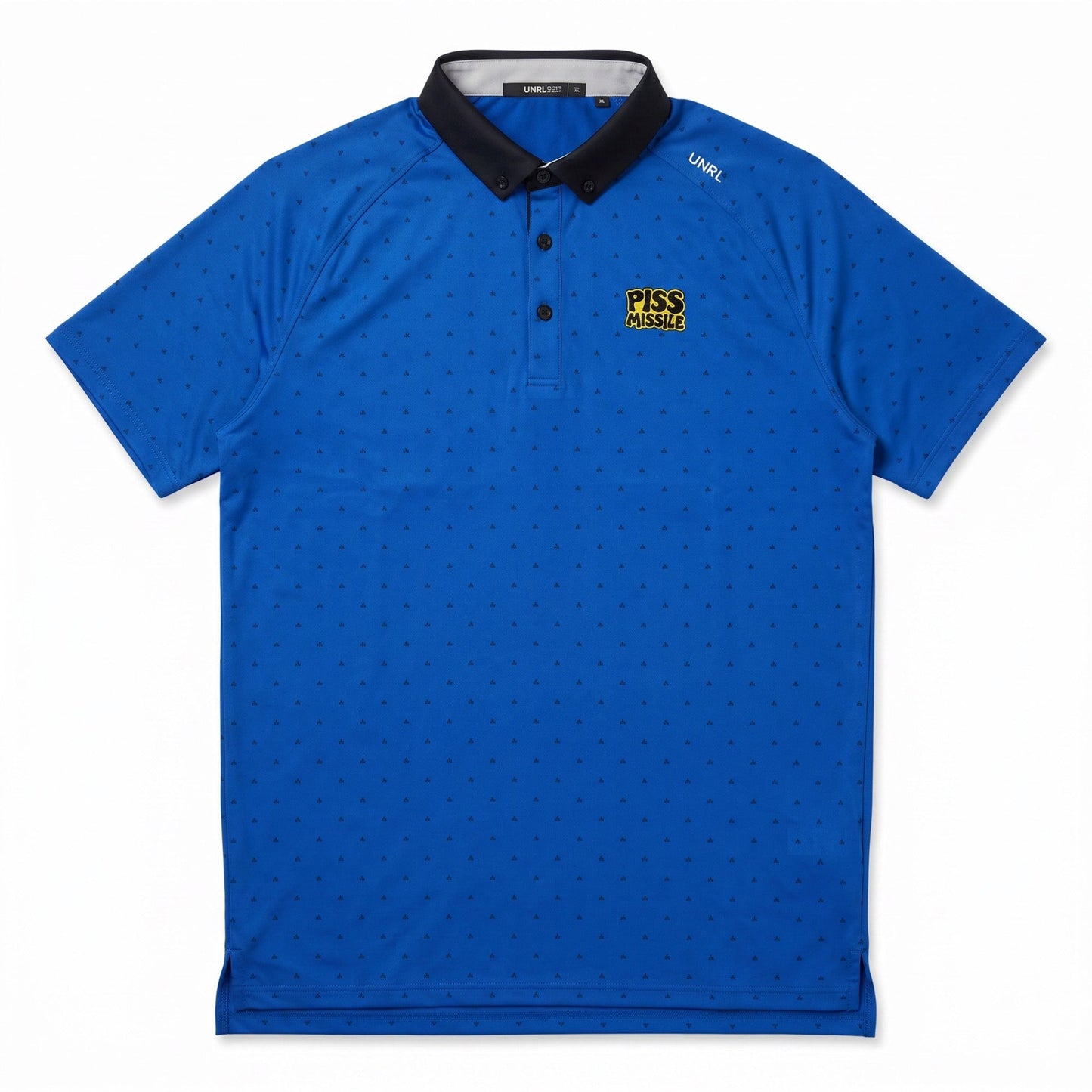 UNRL x Piss Missile Signal Golf Polo - Spring 2026 Release - Piss Missile Golf Balls